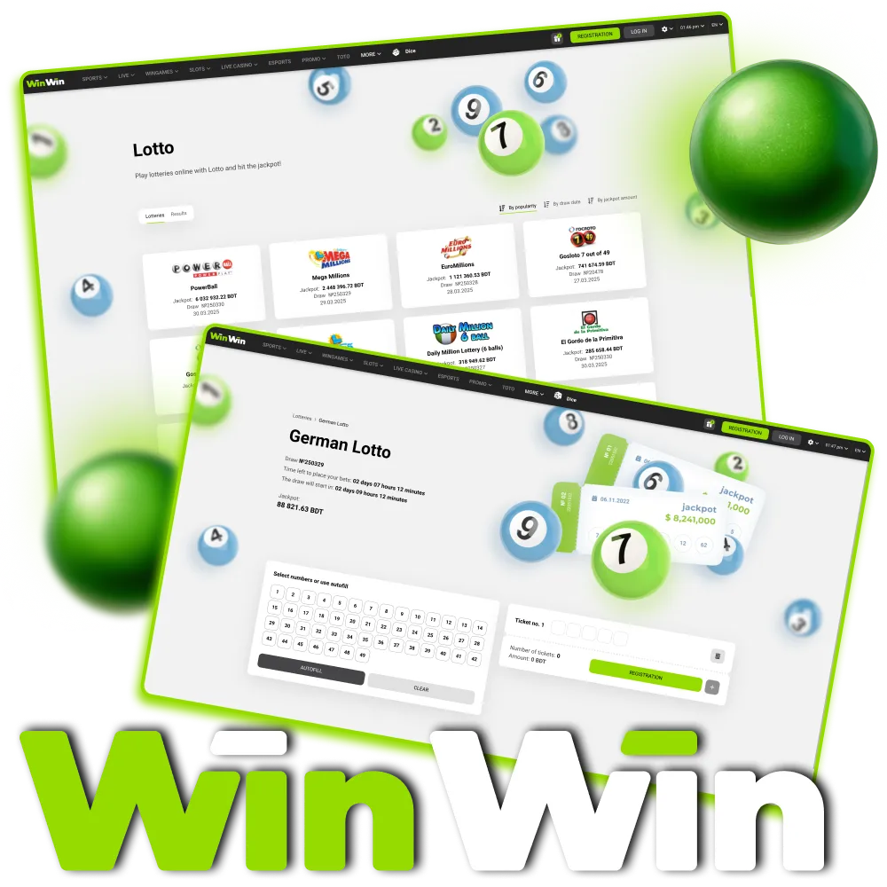 Play lottery games on WinWin Bangladesh and win generous jackpots.