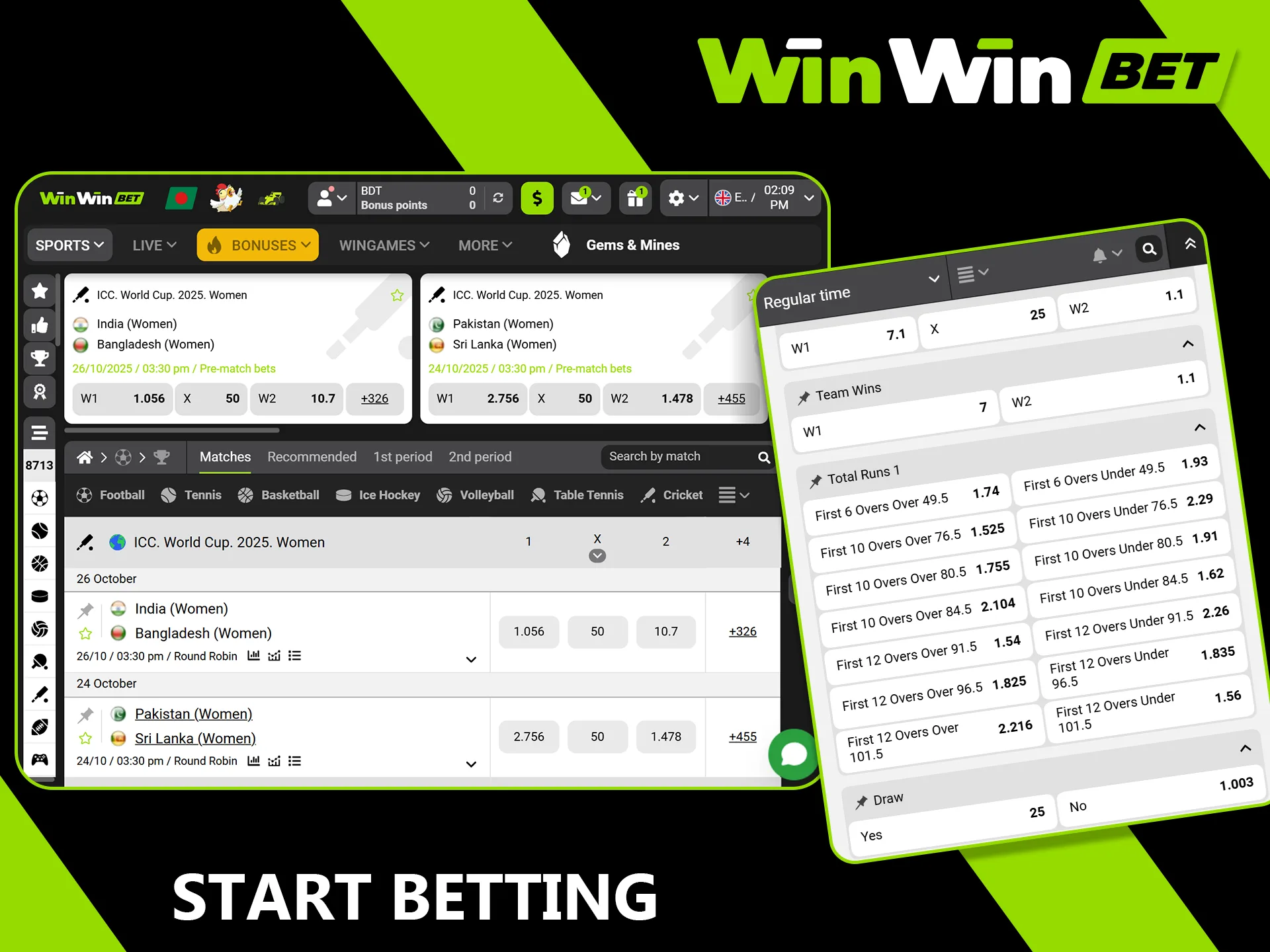 What you need to do to start betting on the WinWin platform.